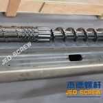 杰德 出口越南的單排氣造粒機(jī)螺桿機(jī)筒 技術(shù)精湛 塑化優(yōu)良-舟山市杰德機(jī)械有限公司，擠出機(jī)螺桿，注塑機(jī)螺桿，舟山螺桿，螺桿廠